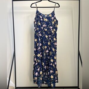 Iris Floral Midi Dress